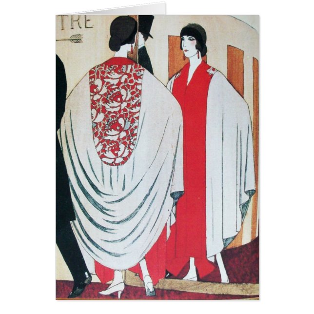 LADY IN THE MIRROR Art Déco Schönheit Mode (Vorne)