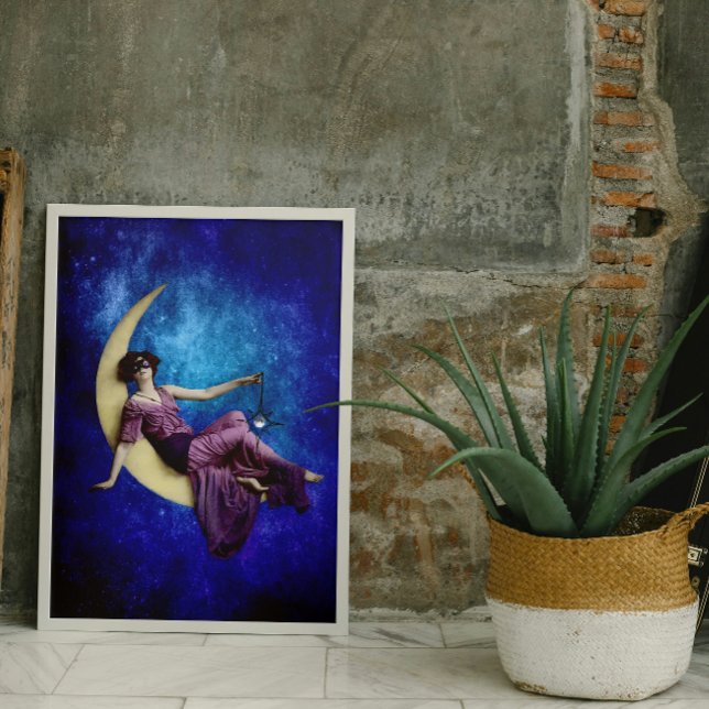 Lady in the Moon Poster (Von Creator hochgeladen)