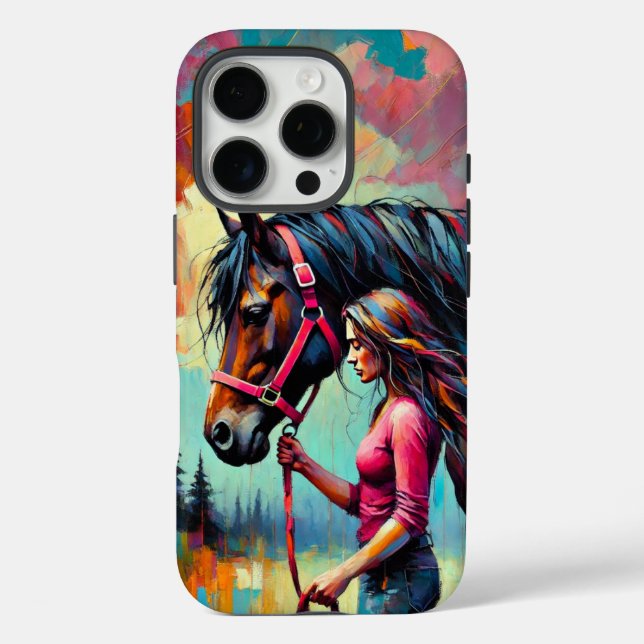 Lady iPhone 16 Pro Fall Case-Mate iPhone Hülle (Rückseite)