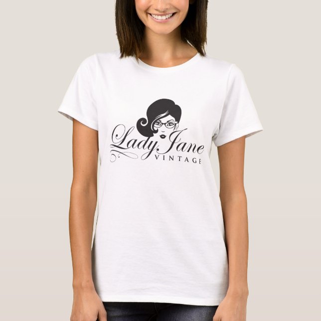 Lady Jane Vintag Ringer T-Shirt (Vorderseite)