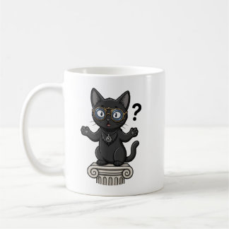 Lady Justice Black Cat Anwalt Kaffee Tasse