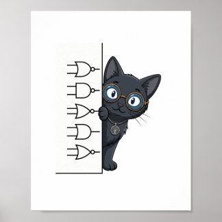 Lady Justice Black Cat Anwaltskanzlei Wandposter Poster