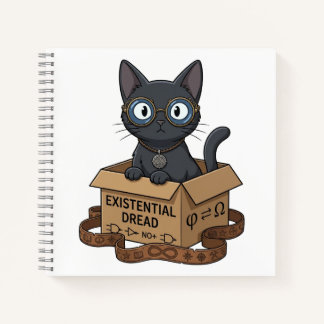 Lady Justice Black Cat Juristische Zeitschrift Notizbuch