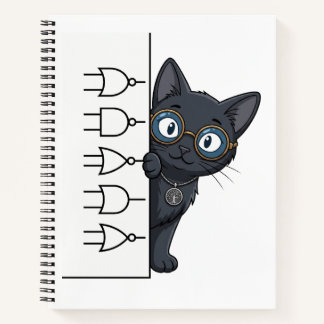 Lady Justice Black Cat Juristische Zeitschrift Notizbuch