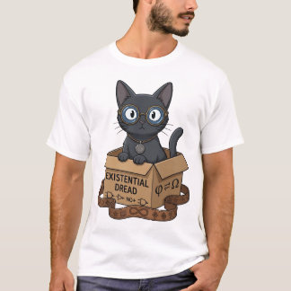 Lady Justice Black Cat Philosophie & Recht T-Shirt