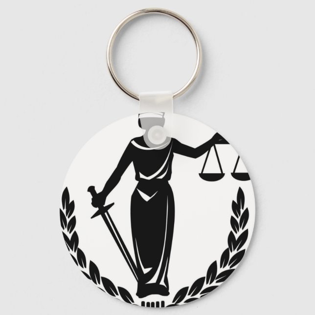 LADY JUSTICE CO. SCHLÜSSELANHÄNGER (Vorderseite)