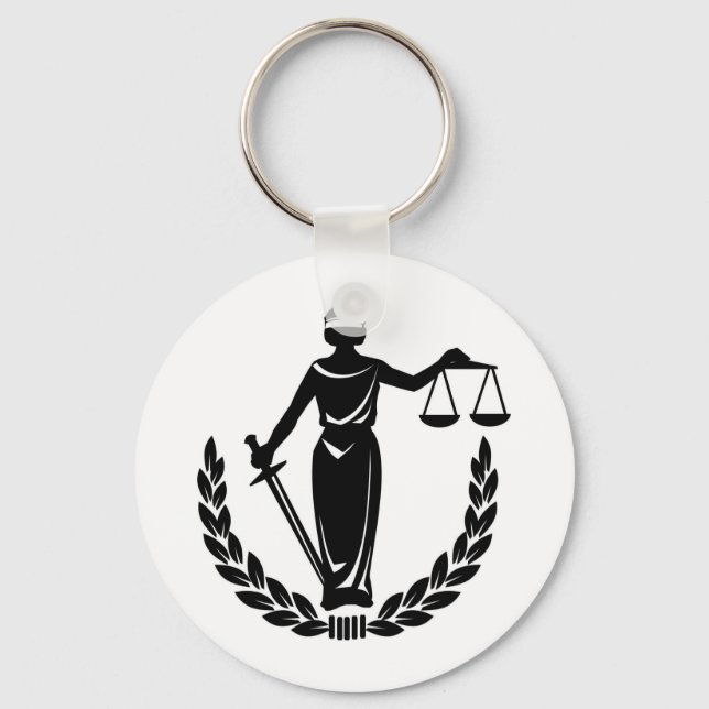 LADY JUSTICE CO. SCHLÜSSELANHÄNGER (Vorderseite)