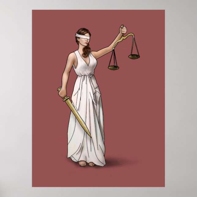 Lady Justice - Marsala Poster (Vorne)