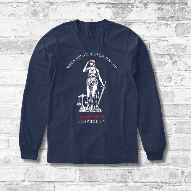 Lady Justice Resistance Tri-Blend Shirt (Von Creator hochgeladen)