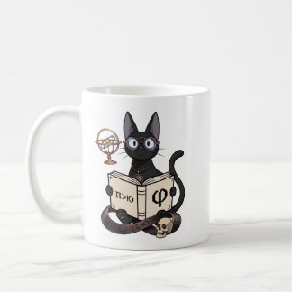 Lady Justice Schwarze Katze Anwältin Kaffeetasse