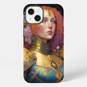 Lady Knight Krieger Rüstung Fantasy Kunst iPhone 13 Hülle