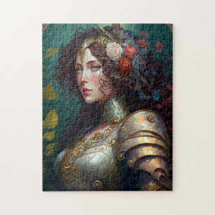Lady Knight Warrior Armor Fantasy Art Puzzle