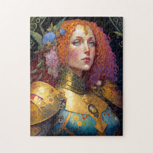 Lady Knight Warrior Armor Fantasy Art Puzzle