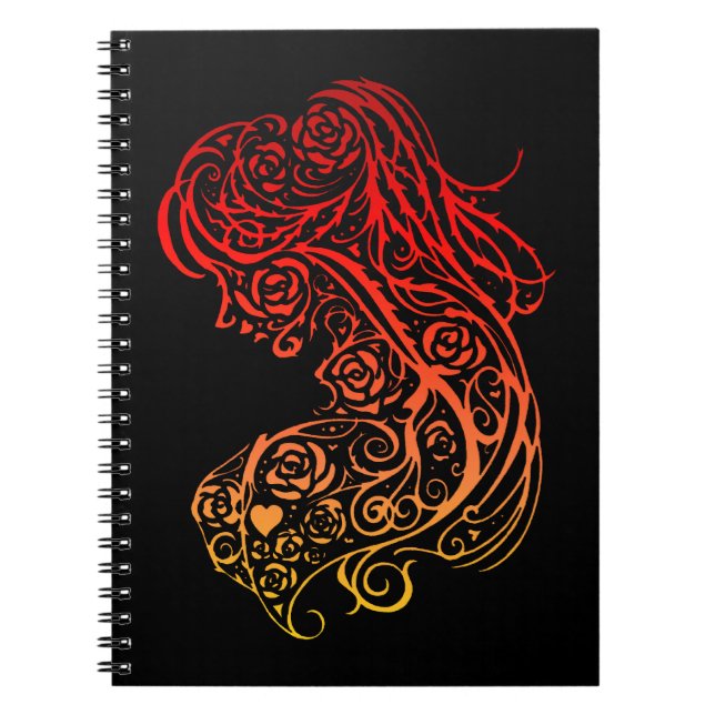 Lady Lace Notebook Notizblock (Vorderseite)