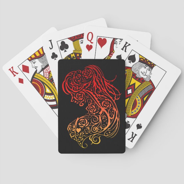 Lady Lace Spielkarten (Rückseite)