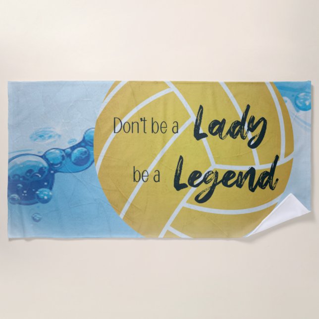 Lady Legend Water Polo Handtuch (Vorderseite)