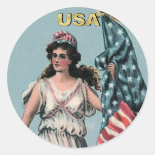 Lady Liberty 1 Aufkleber