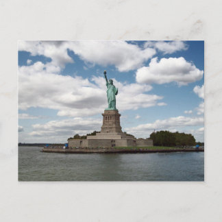 Lady Liberty am Sommertag Postkarte