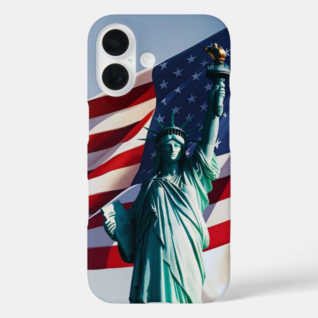 Lady Liberty Case-Mate iPhone Hülle (Rückseite)