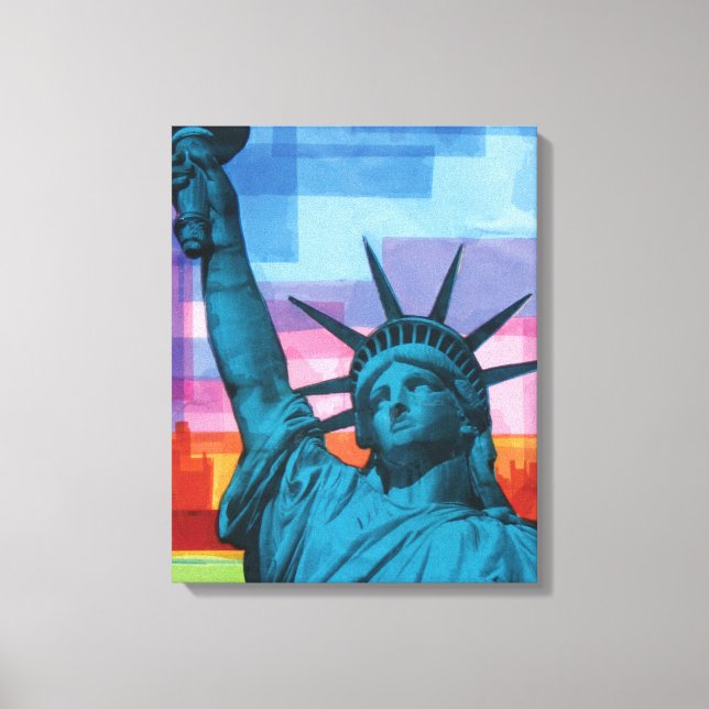 Lady Liberty Fine Art Print Leinwanddruck (Vorderseite)