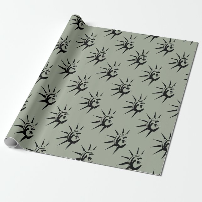 Lady Liberty Geschenkpapier (Ungerollt)