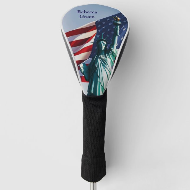 Lady Liberty Golf Headcover (Vorderseite)