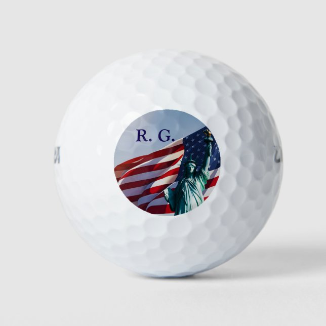 Lady Liberty Golfball (Vorderseite)