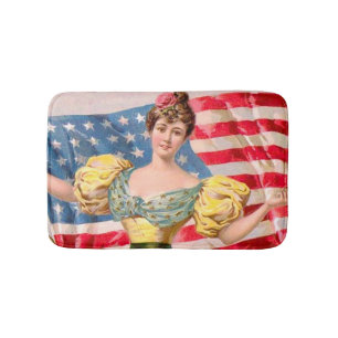 Lady Liberty Independence Badematte