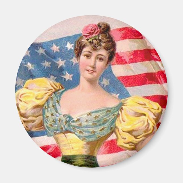 Lady Liberty Independence Magnet (Vorne)