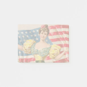 Lady Liberty Independence Post-it Klebezettel