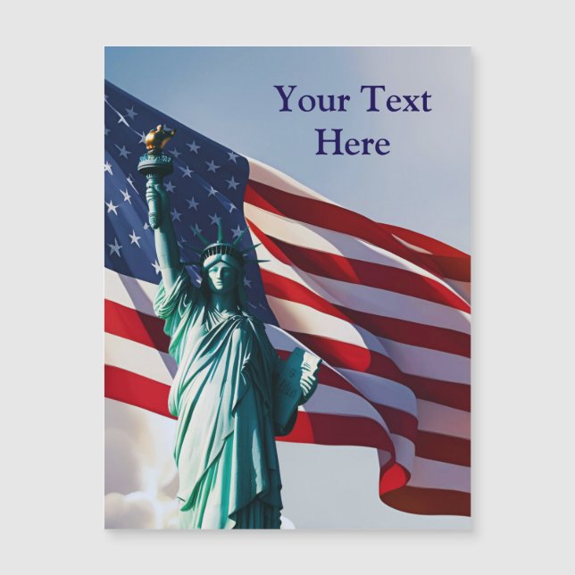 Lady Liberty Magnetkarte (Vorderseite)