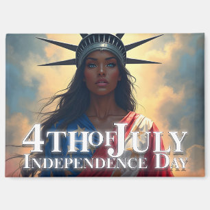 Lady Liberty neu interpretiert – Ein neues Gesicht Magnet