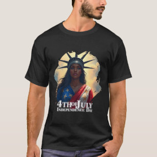Lady Liberty neu interpretiert – Ein neues Gesicht T-Shirt