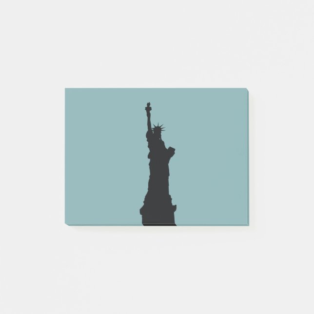 Lady Liberty Post-it® Notes Post-it Klebezettel (Vorderseite)