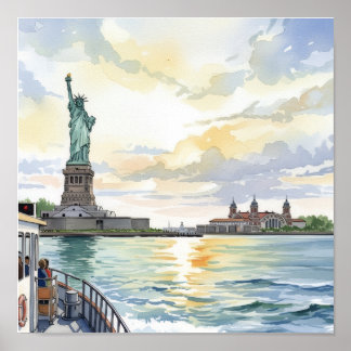 Lady Liberty Poster
