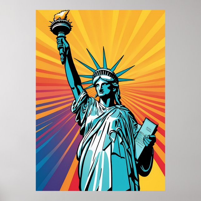 Lady Liberty Poster (Vorne)