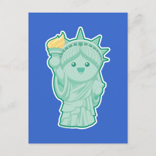 Lady Liberty Postkarte