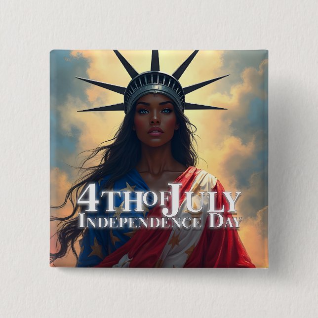 Lady Liberty Reimagined - Ein neues Gesicht der Fr Button (Vorderseite)