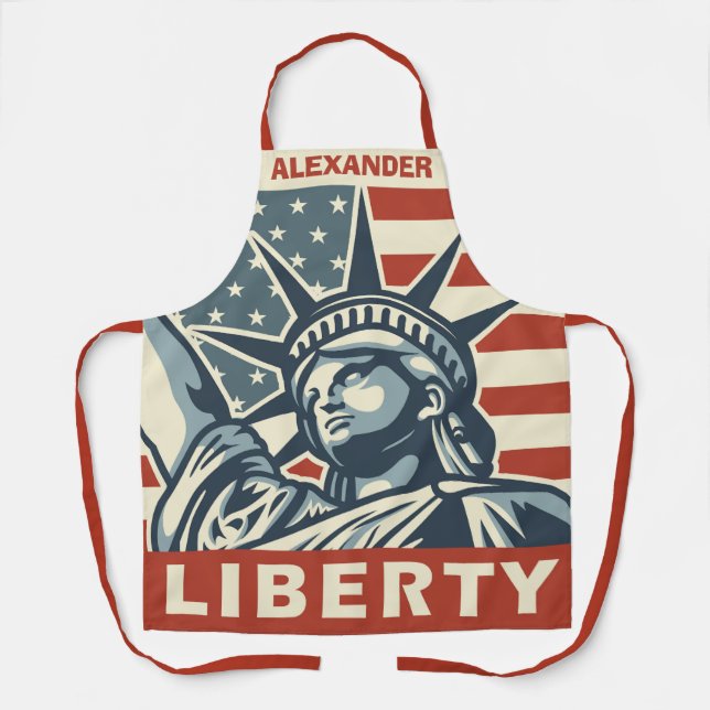 Lady Liberty Schürze (Vorderseite)