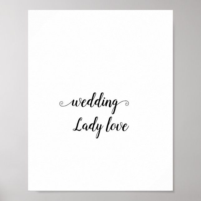 Lady Liebe Poster (Vorne)