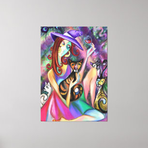 Lady Lieben Cats Canvas Print Leinwanddruck