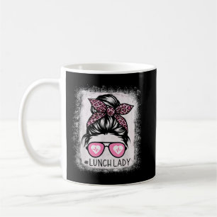 Lady Life gebleicht Shirts Pink Leopard Messy Kaffeetasse