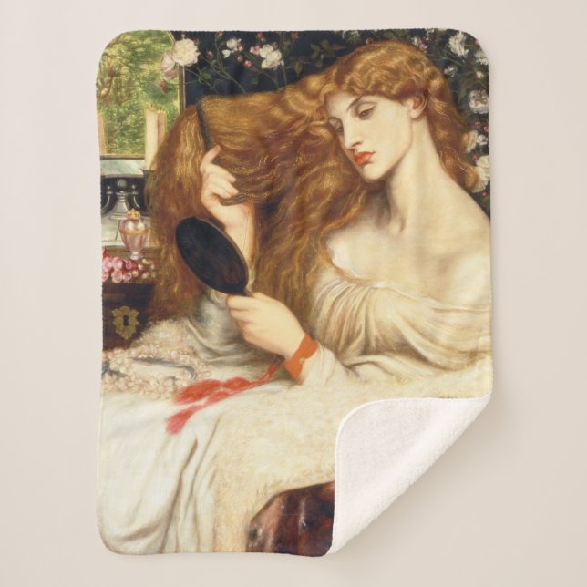 Lady Lilith (Atemberaubende Schönheit mit langem R Sherpadecke (Vorderseite)