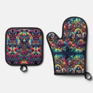 Lady Lilith Vanity Ofenhandschuh & Topflappen-Set