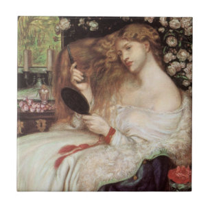 Lady Lilith von Rossetti, viktorianisches Vintagep Fliese