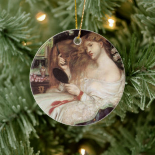 Lady Lilith von Rossetti, Vintager Viktorianischer Keramikornament