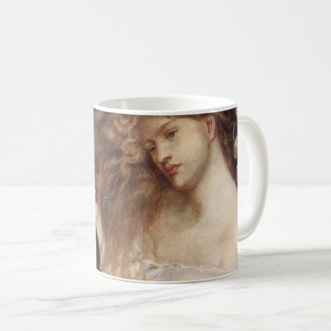 Lady Lilith von Rossetti, Vintager Viktorianischer Tasse (VorderseiteRechts)