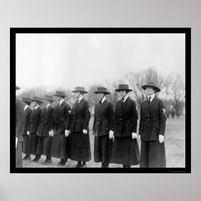 Lady Lineup der US-Marine 1912 Poster (Vorne)