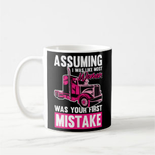 Lady - Lkw-Fahrer für weibliche Lkw-Fahrer - Kaffeetasse