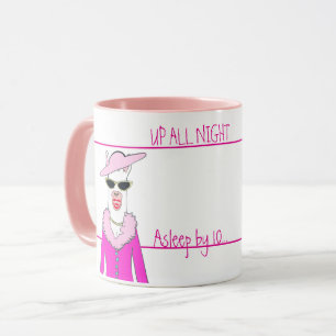 Lady Llama Moderation Tasse
